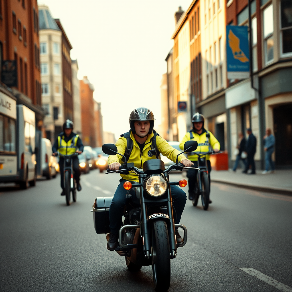Police pursue reckless teen biker through Nottingham streets